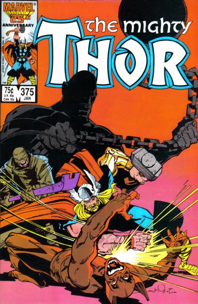 Cover for Thor (Marvel, 1966 series) #375 [Direct]