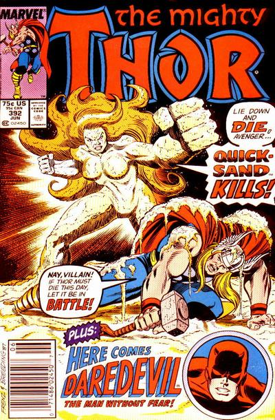 Cover for Thor (Marvel, 1966 series) #392 [Newsstand]