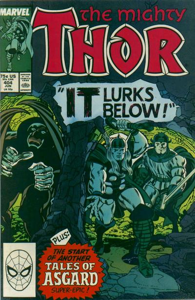 Cover for Thor (Marvel, 1966 series) #404 [Direct]
