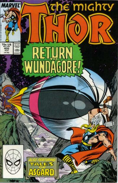 Cover for Thor (Marvel, 1966 series) #406 [Direct]