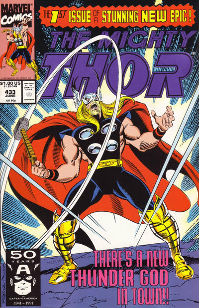 Cover for Thor (Marvel, 1966 series) #433 [Direct]