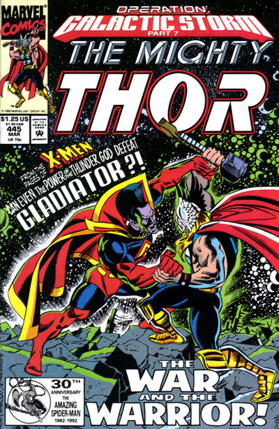 Cover for Thor (Marvel, 1966 series) #445 [Direct]