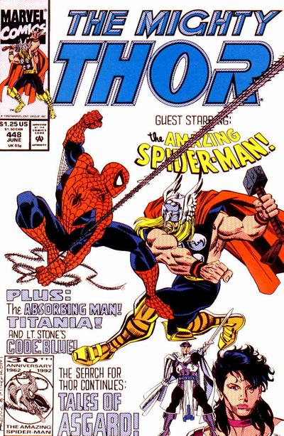 Cover for Thor (Marvel, 1966 series) #448 [Direct]