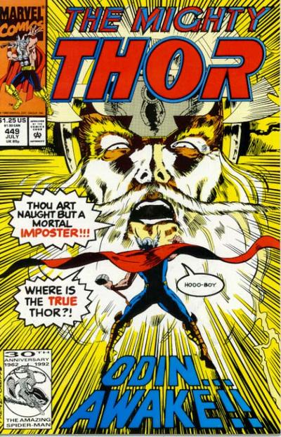 Cover for Thor (Marvel, 1966 series) #449