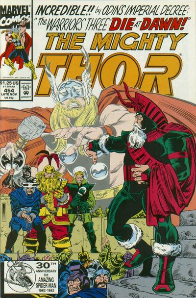 Cover for Thor (Marvel, 1966 series) #454 [Direct]