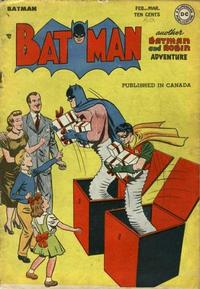 Cover Thumbnail for Batman (National Comics Publications of Canada Ltd, 1948 series) #45
