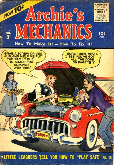 Cover for Archie's Mechanics (Archie, 1954 series) #3