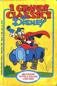 Cover Thumbnail for I Grandi Classici Disney (Mondadori, 1980 series) #29