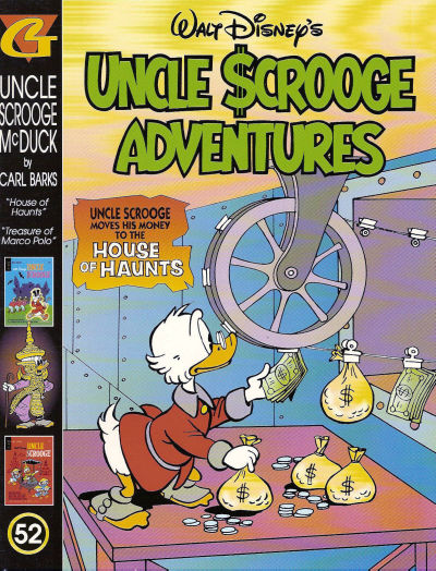 Cover for Walt Disney's Uncle Scrooge Adventures in Color (Gladstone, 1996 series) #52