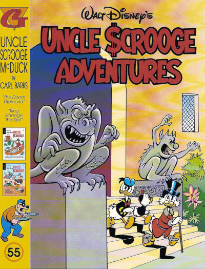 Cover for Walt Disney's Uncle Scrooge Adventures in Color (Gladstone, 1996 series) #55