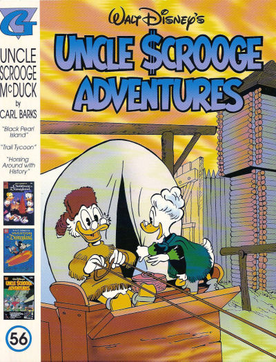 Cover for Walt Disney's Uncle Scrooge Adventures in Color (Gladstone, 1996 series) #56