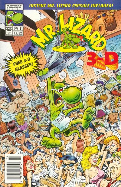 Cover for Mr. Lizard 3-D (Now, 1993 series) #1