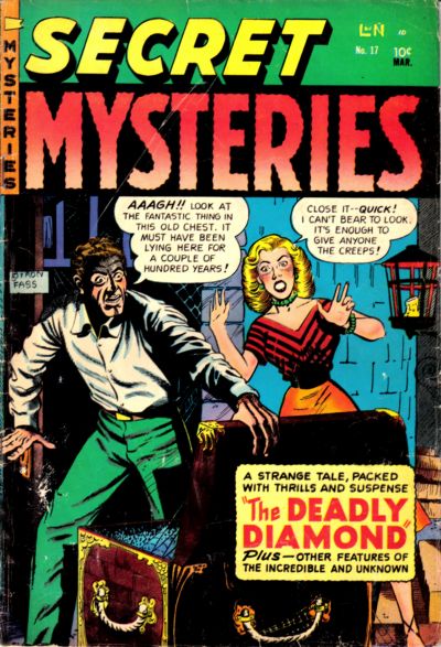 Cover for Secret Mysteries (Merit, 1954 series) #17