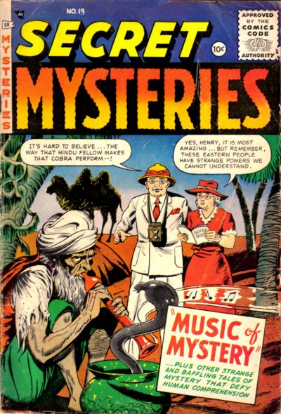 Cover for Secret Mysteries (Merit, 1954 series) #19