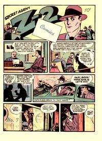 Cover for Secret Agent Z-2 Comics (Holyoke, 1944 series) #7