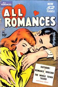Cover for All Romances (Ace Magazines, 1949 series) #3