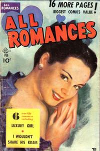 Cover for All Romances (Ace Magazines, 1949 series) #4