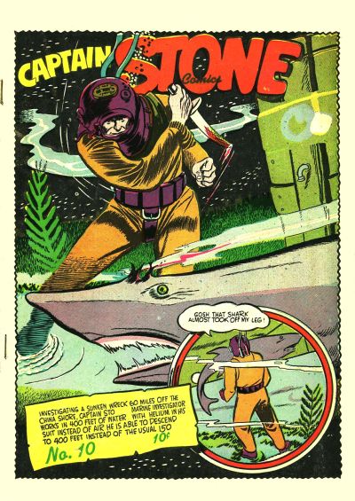 Cover for Captain Stone Comics (Holyoke, 1944 ? series) #10