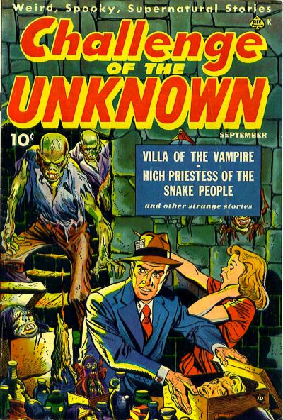 Cover for Challenge of the Unknown (Ace Magazines, 1950 series) #6