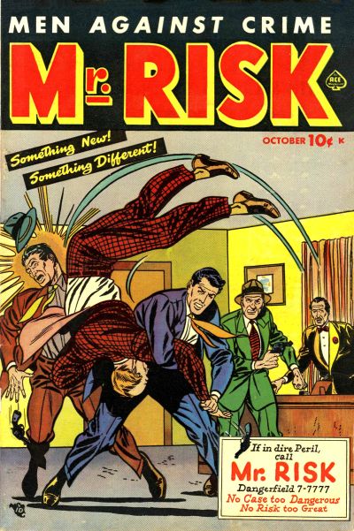 Cover for Mr. Risk (Ace Magazines, 1950 series) #7