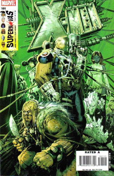 Cover for X-Men (Marvel, 2004 series) #191