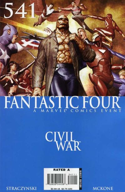 Cover for Fantastic Four (Marvel, 1998 series) #541 [Direct Edition]