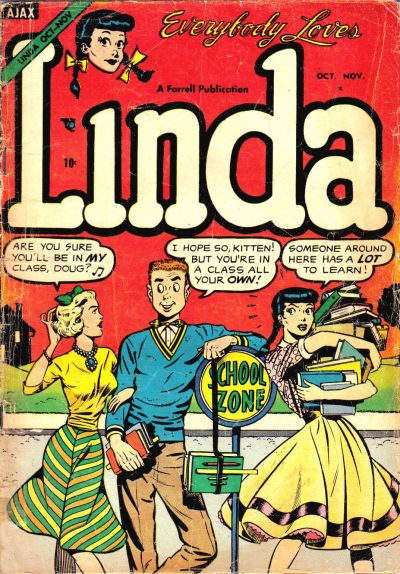 Cover for Linda (Farrell, 1954 series) #4