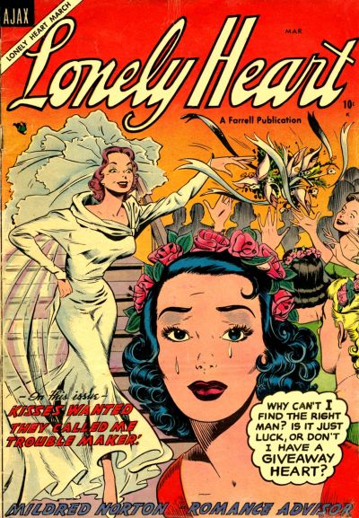 Cover for Lonely Heart (Farrell, 1955 series) #9