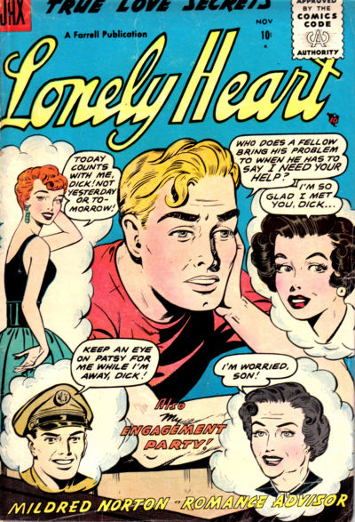 Cover for Lonely Heart (Farrell, 1955 series) #13