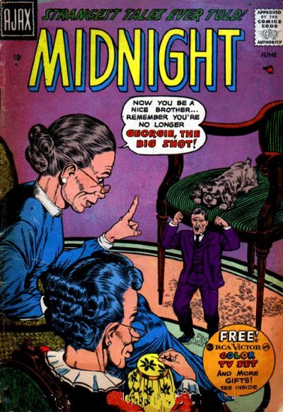 Cover for Midnight (Farrell, 1957 series) #6
