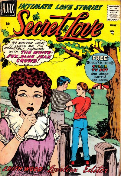 Cover for Secret Love (Farrell, 1957 series) #6