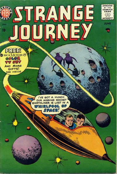 Cover for Strange Journey (Farrell, 1957 series) #4