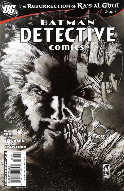 Cover for Detective Comics (DC, 1937 series) #838