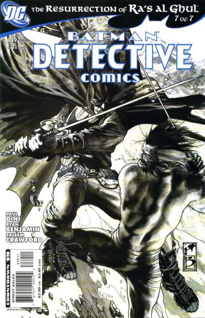 Cover for Detective Comics (DC, 1937 series) #839 [Direct Sales]