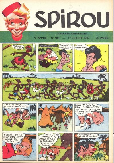 Cover for Spirou (Dupuis, 1947 series) #483
