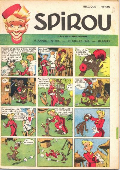 Cover for Spirou (Dupuis, 1947 series) #484