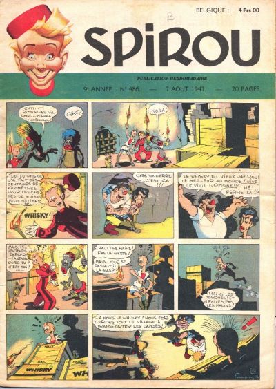 Cover for Spirou (Dupuis, 1947 series) #486