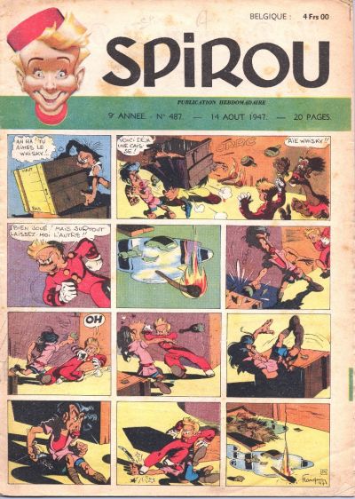 Cover for Spirou (Dupuis, 1947 series) #487