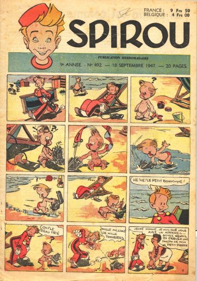 Cover for Spirou (Dupuis, 1947 series) #492