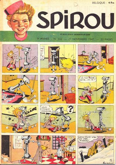 Cover for Spirou (Dupuis, 1947 series) #502