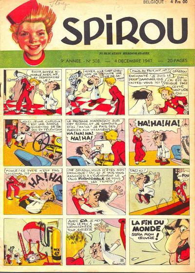 Cover for Spirou (Dupuis, 1947 series) #503