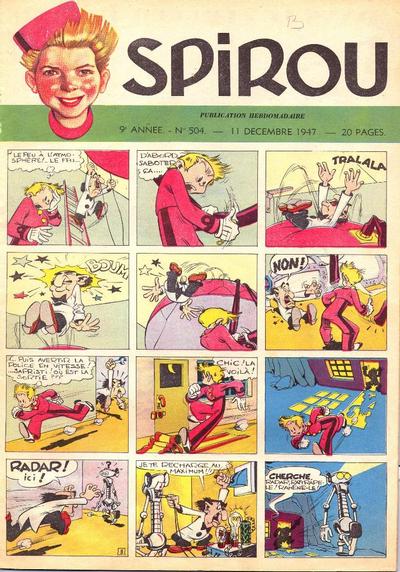Cover for Spirou (Dupuis, 1947 series) #504