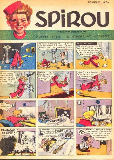 Cover for Spirou (Dupuis, 1947 series) #506