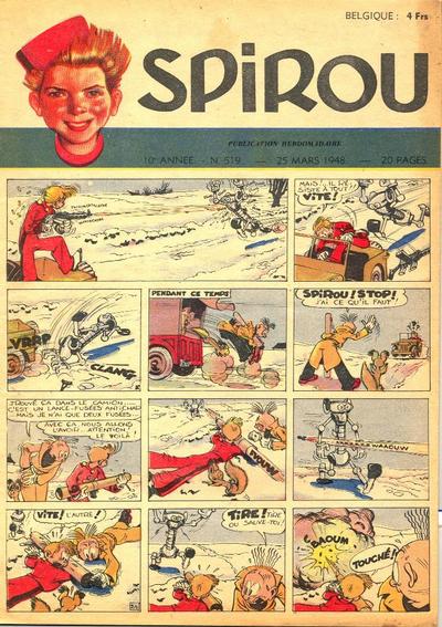 Cover for Spirou (Dupuis, 1947 series) #519