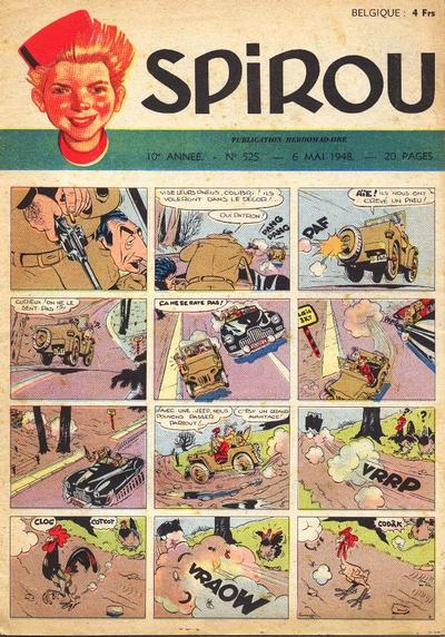 Cover for Spirou (Dupuis, 1947 series) #525