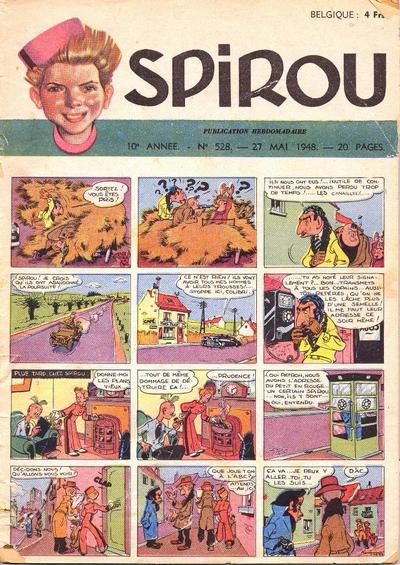 Cover for Spirou (Dupuis, 1947 series) #528