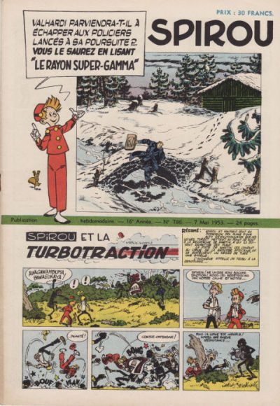 Cover for Spirou (Dupuis, 1947 series) #786