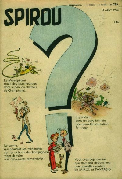 Cover for Spirou (Dupuis, 1947 series) #799