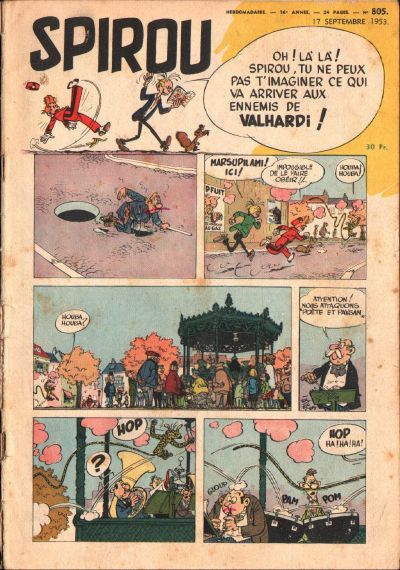 Cover for Spirou (Dupuis, 1947 series) #805