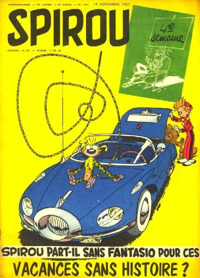 Cover for Spirou (Dupuis, 1947 series) #1022